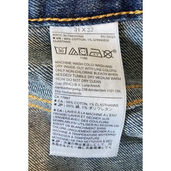 Banana Republic Slim Jeans Size 31x32 Men’s Blue - Picture 4 of 6